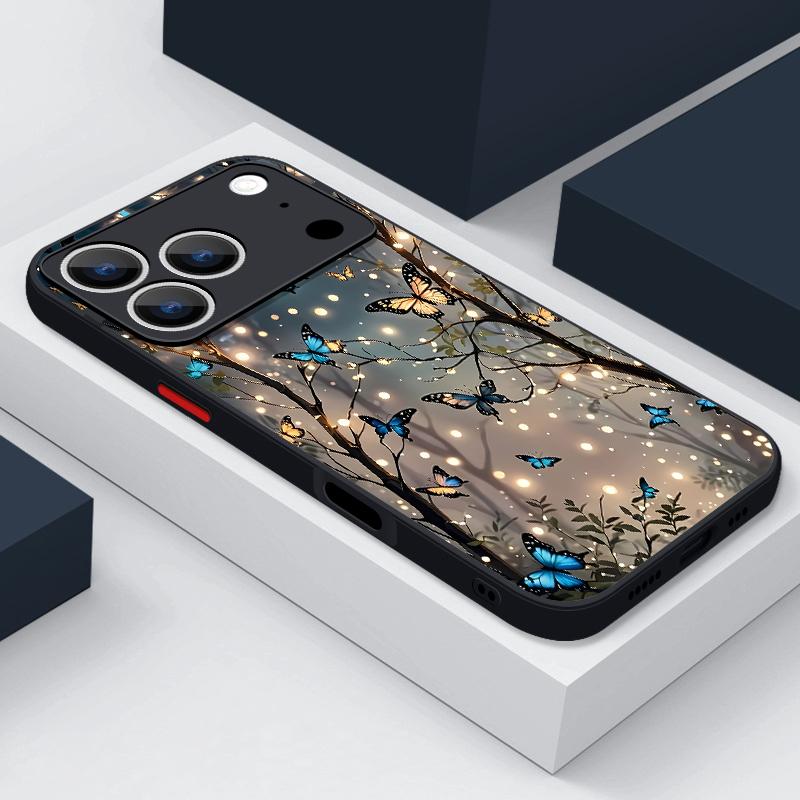 Magnetic For Magsafe Case For iPhone 17 Pro Max Fantasy Butterfly Garden Cover For iPhone 16 Pro Max Funda iPhone 15 14 13 12 11 16E Air