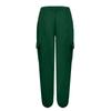 Women's Fashion Sport Solid Color Pocket Casual Sweatpants Pants