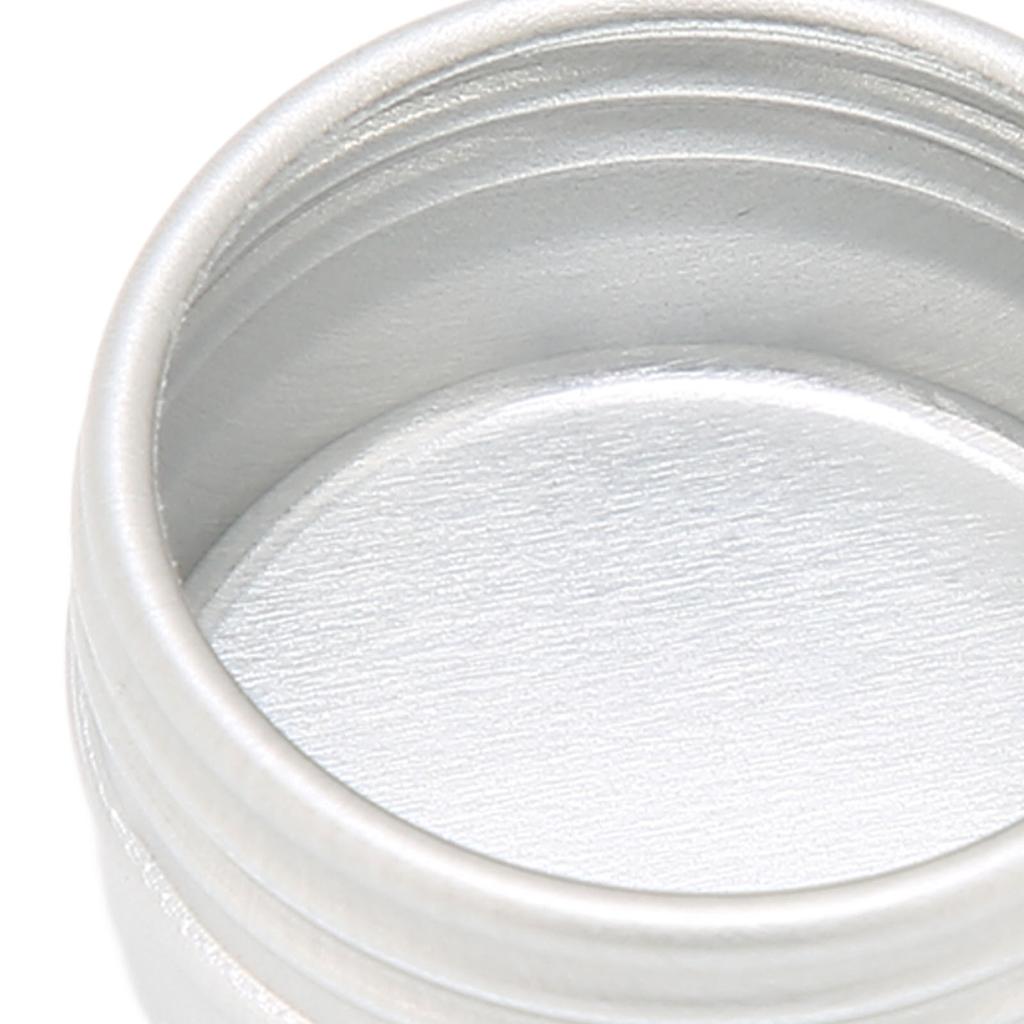 10pcs 5ml Portable Empty Aluminum Tin Can Empty Round Aluminum Tin for Lip Balm Solid Perfume