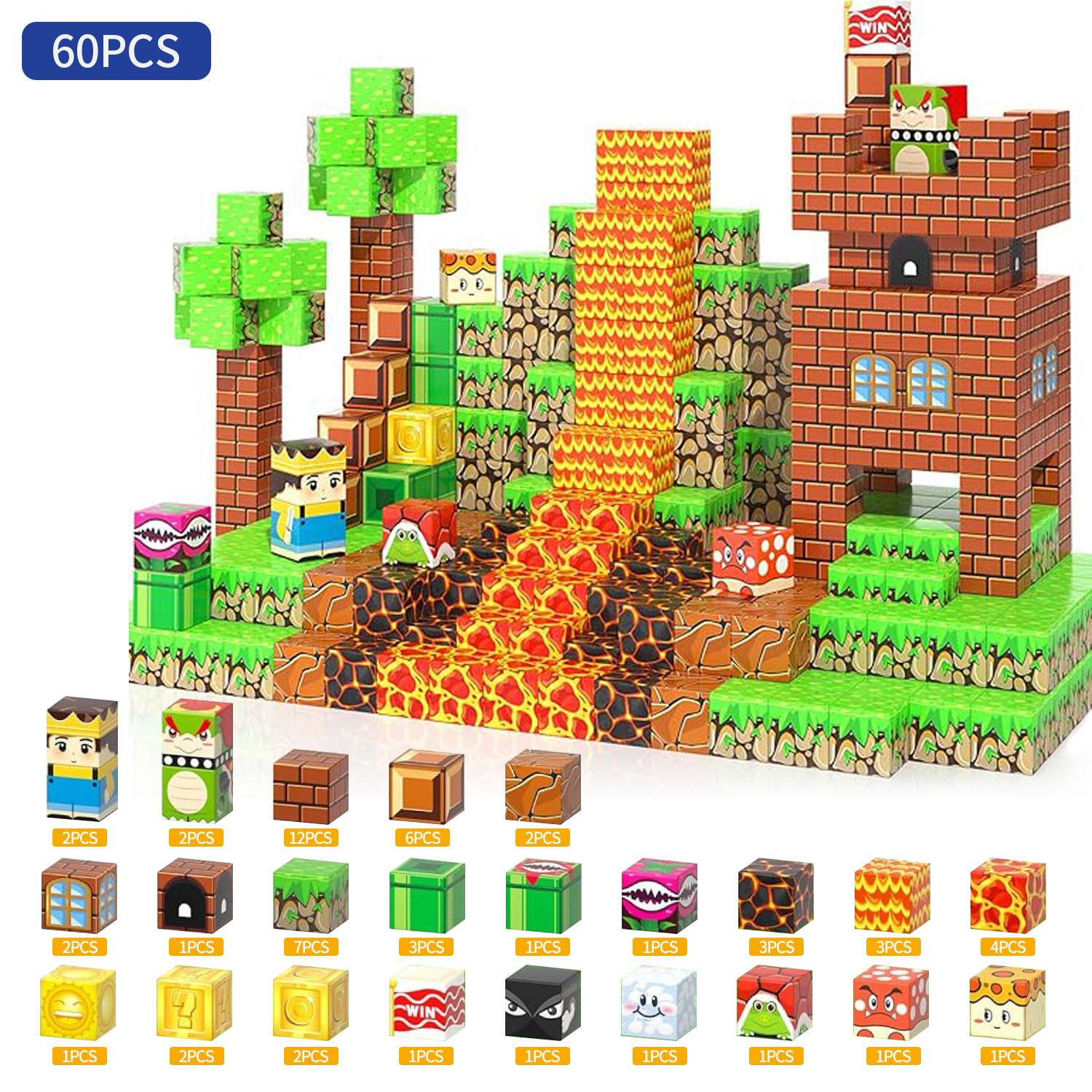 

Детский магнитный блок STEM игрушка кубик магнитный пазл строительный элемент