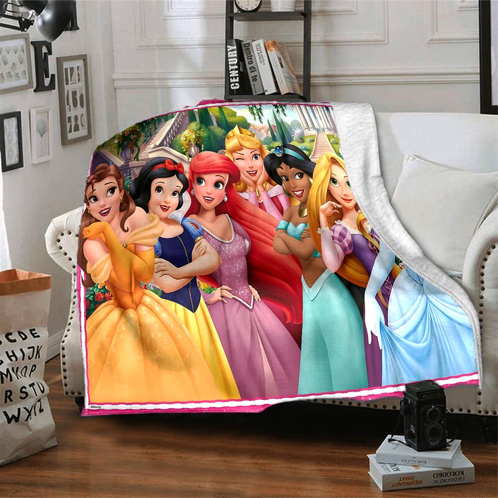 Princesses Colorful Dresses Blanket Soft Throw Blanket For Home Bedroom Bed Sofa Travel Office Solid Christmas Blanket