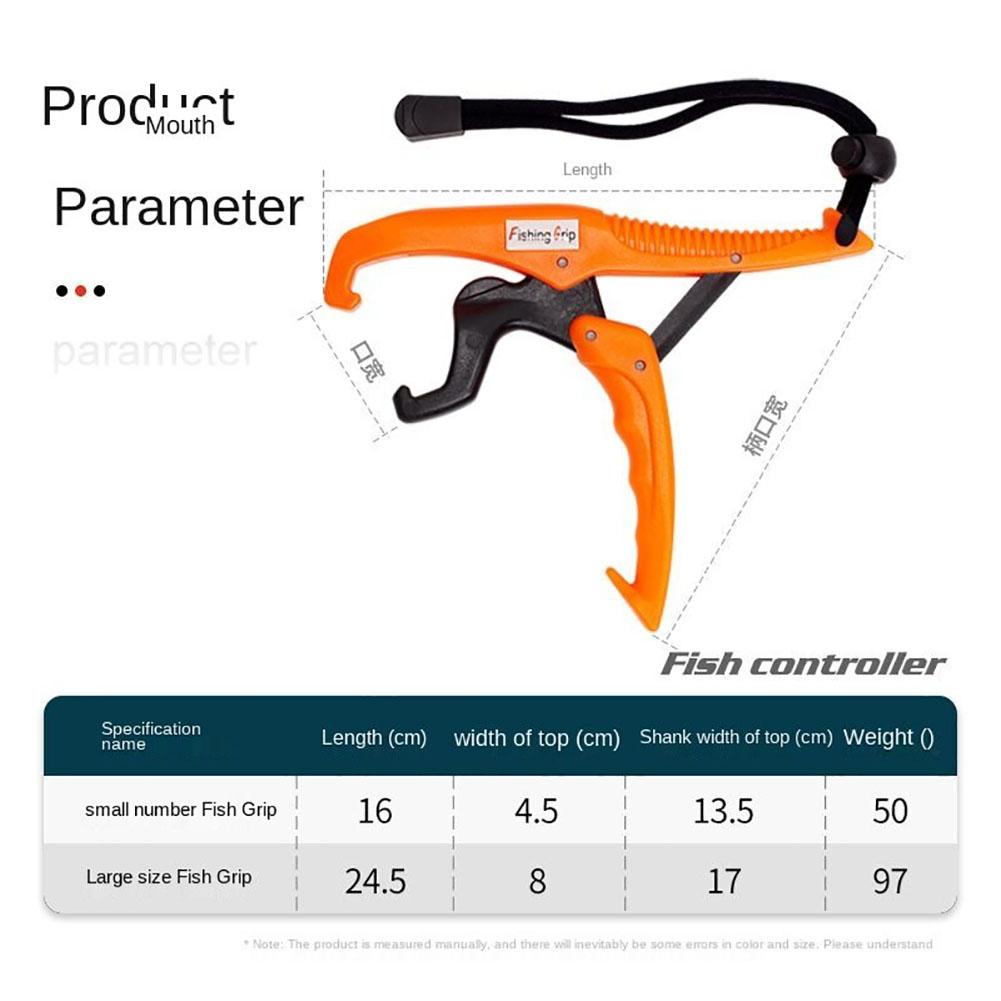 Fish Lip Gripper Fishing Grabber Fish Control Catcher Lifter Pliers With Lanyard Fishing Lip Grip Tools