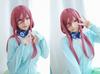 [Milky Time] The Quintessential Quintuplets Nakano Ichika, Nino Miku, Yotsuba Itsuki Cosplay Set with Wig, Halloween (M, Miku Set)