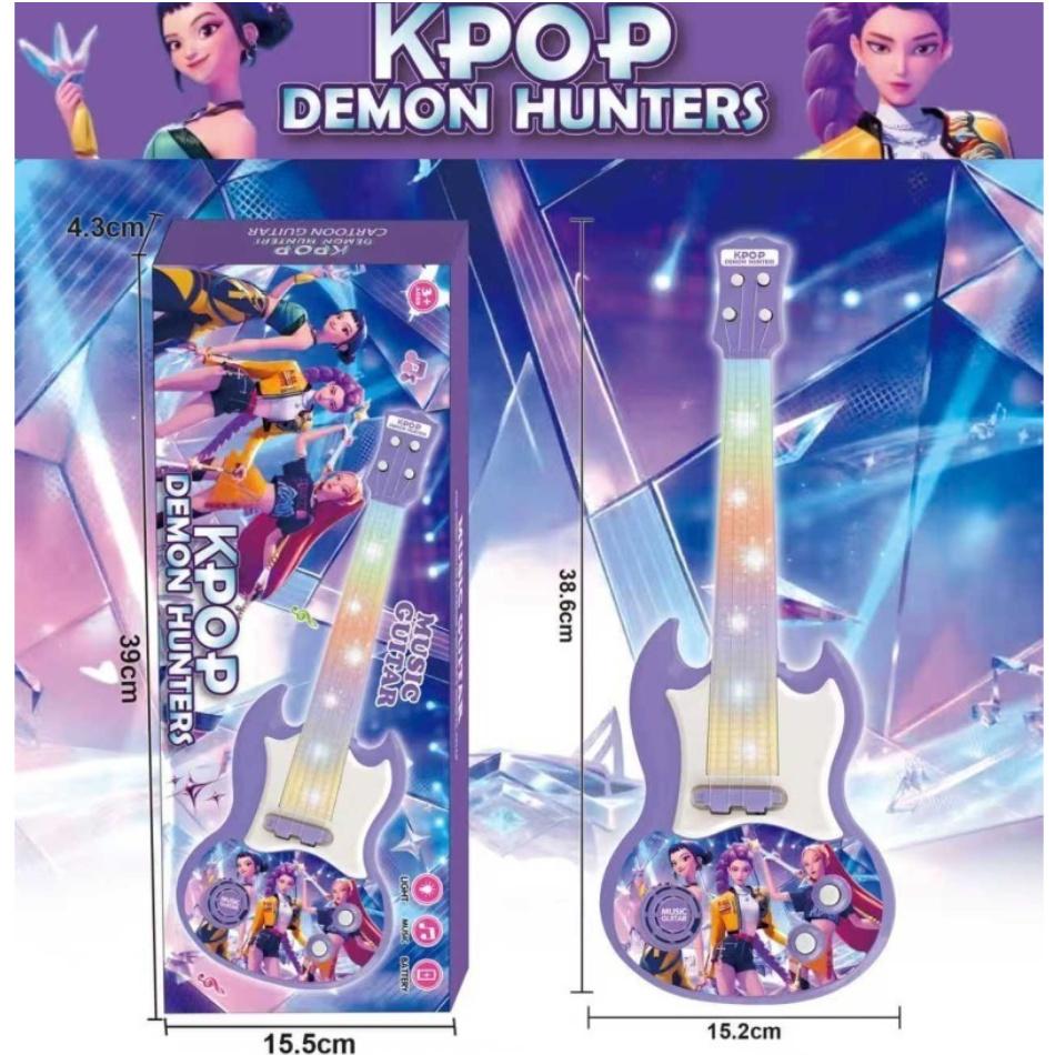 Anime KPop Demon Hunter peripheral Children's Microphone Dazzling 5 Lights Boys and Girls Microphone plays songs Toy Gifts