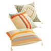 Cotton and Linen Pillow B&B Living Room Sofa Nap Cushion Bay Window Bedside Car Decorative Waist Pillow Case