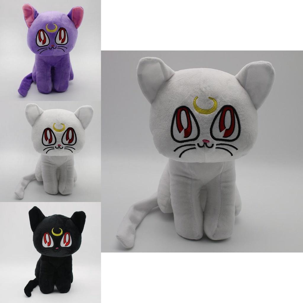 Neues Sailor Moon Yatimisi Plüschtier mit Luna Diana Katze und Artemis für Fans