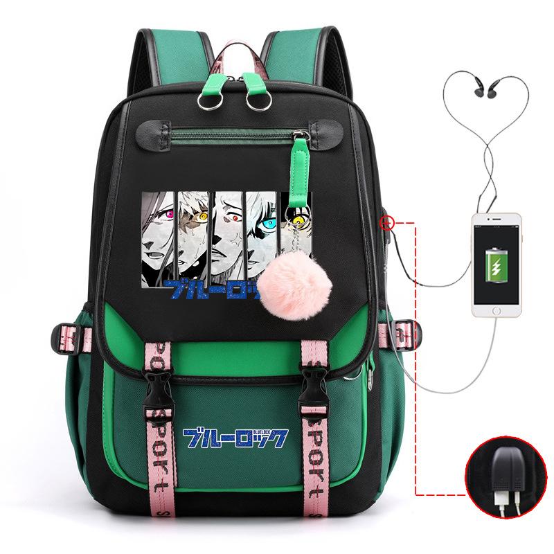 Blue Prison Anime Peripheral Ridge Backpack Seijiro Fashion Student School Bag Large Capacity
