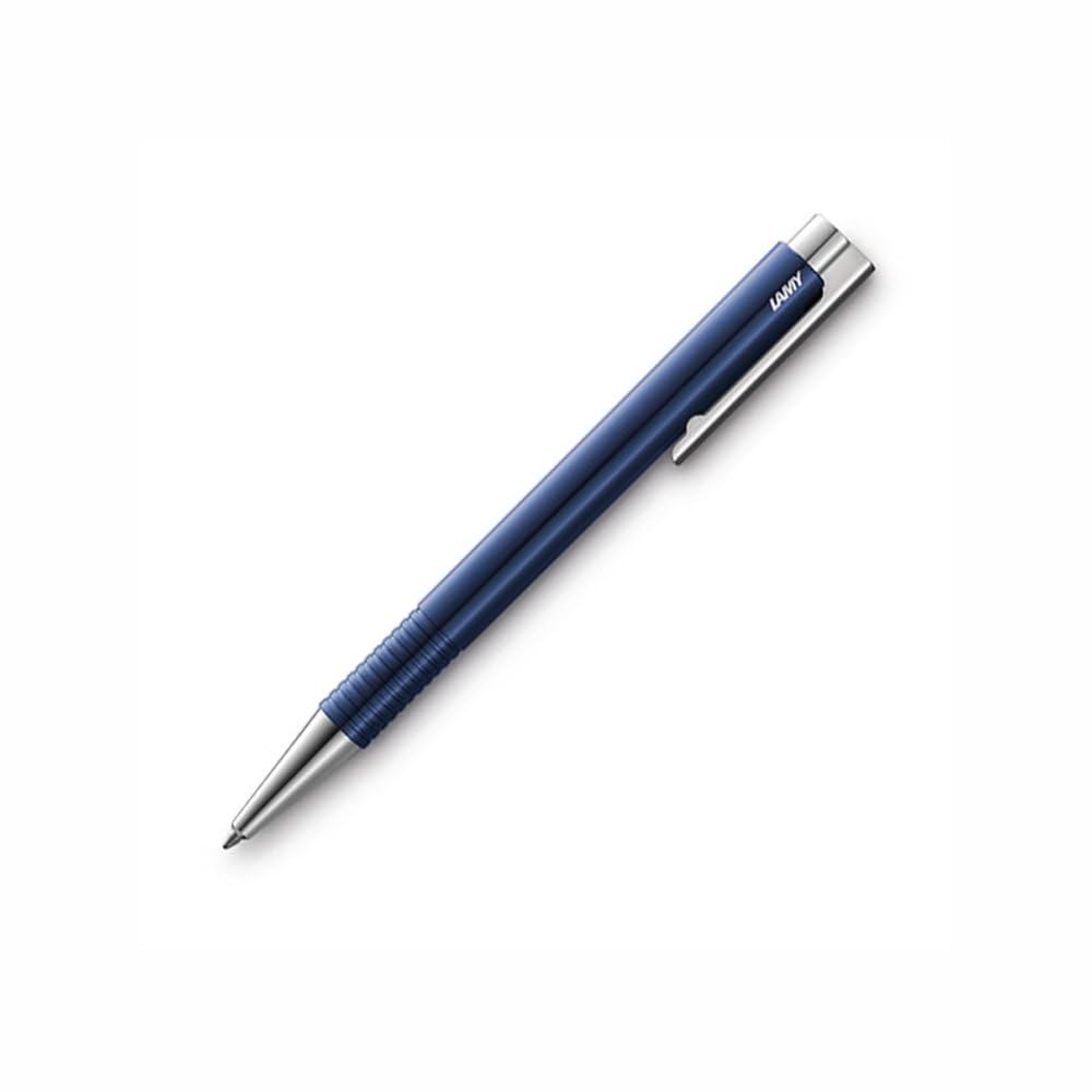 

LAMY logo blue Ballpoint pen in an elegant and sturdy plastic case Line width M Includes a LAMY M 16 M+ - - - high-capacity refill, (black) синий