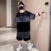 Boys' 2025 Sporty Summer Set: Trendy Short-Sleeved Pique for Older Kids