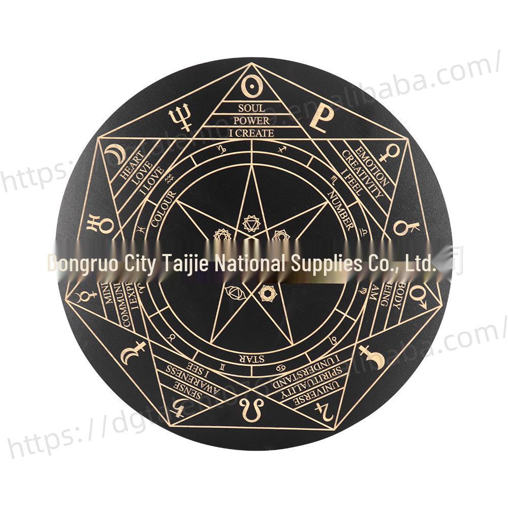 Ornamento Astrolabio in Legno di Tiglio Europeo: Decorazione Tempio Mistico & Regalo Artigianato in Legno