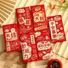 6 Pieces Traditional 2026 Horse Year Red Envelope Spring Festival Envelopes  Marriage Celebration