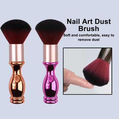 1 Brosse à Ongles Professionnelle à Poils Doux pour Manucure Pedicure Ongles Acryliques & Gel Nettoyage des Cuticules et Dépoussiérage