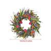 Artificial Flower Wreath 22inch Spring Wreath for Front Door Wall Wedding Party