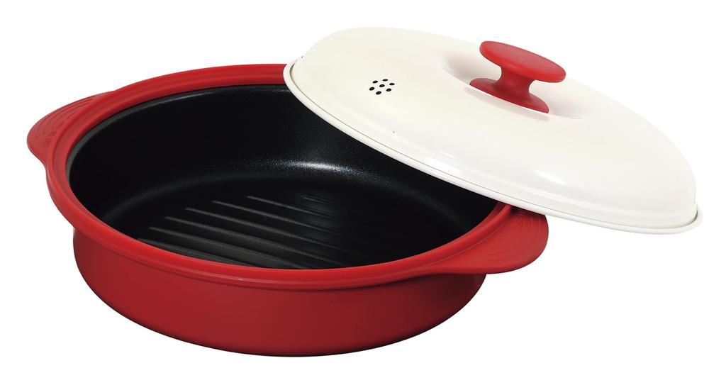 Pearl Metal Microwave Speed Cookware, Cook, Round, Deep, HC-102