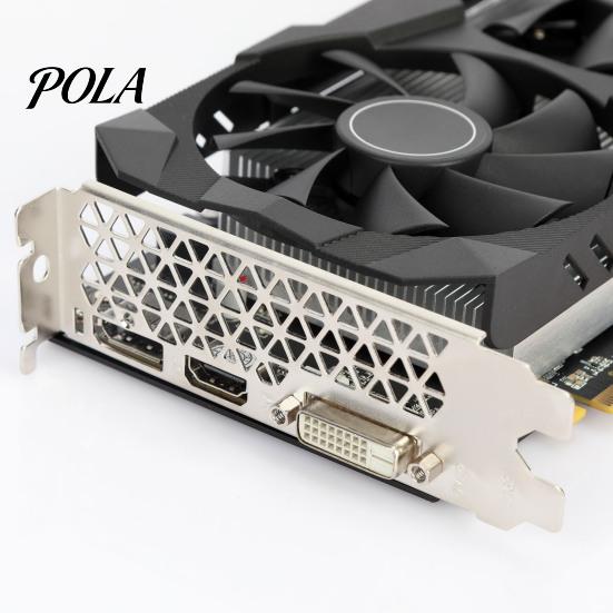 Desktop Video Card RX580 Graphics with Dual Cooling Fan 8GB GDDR5 256-Bit DP/HDMI-compatible PC Gaming Computer Accessories