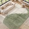 Green Carpets for Living Room French Cream Style Bedroom Decor Thick Rug Washable Lounge Anti-slip Carpet Home Soft Bedside Mat
