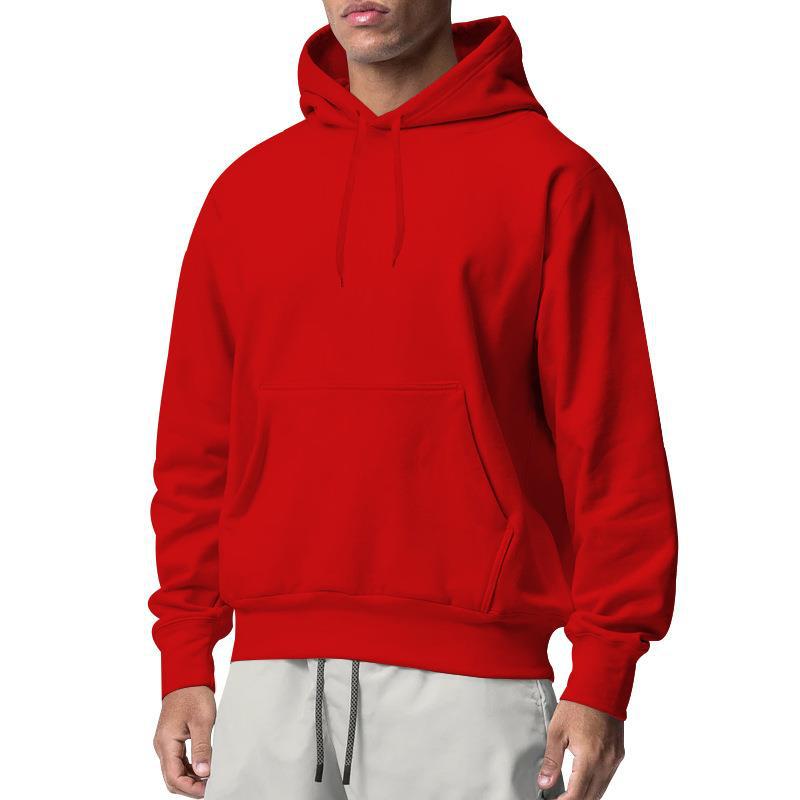 Autumn Winter New Hooded Hoodie Men Solid Sports Casual Sweatshirts Male Loose Streetwear Fleece Hoodie Couple Sweatshirt