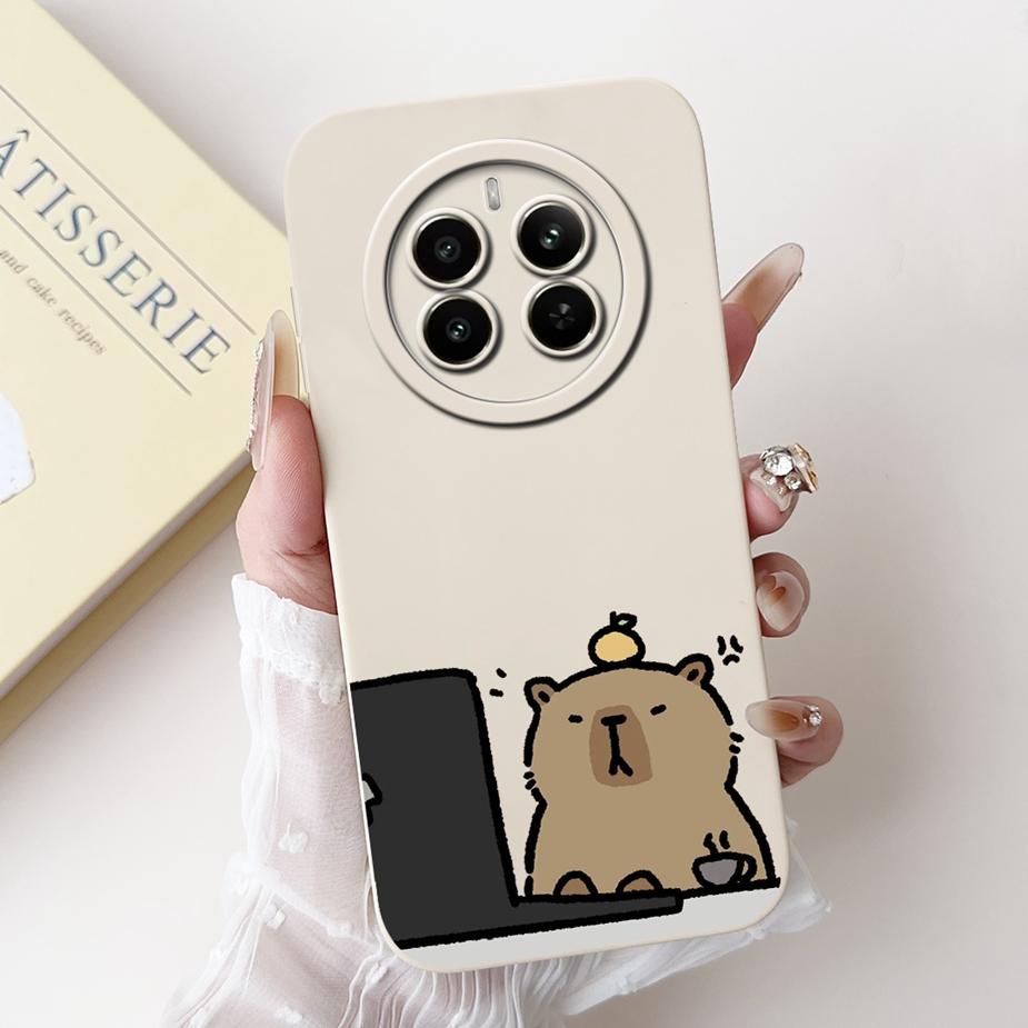 For Realme 12 Pro Plus Case RMX3840 Cute Cartoon Cover Soft Silicone Phone Case For Realme 12 Plus 12X Realme12 Pro + Bags Shell