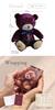 Mini Teddy Bear with Shining Birthstone Mini Bear Angel Crystal [Petit Lou] Crystal, (June)
