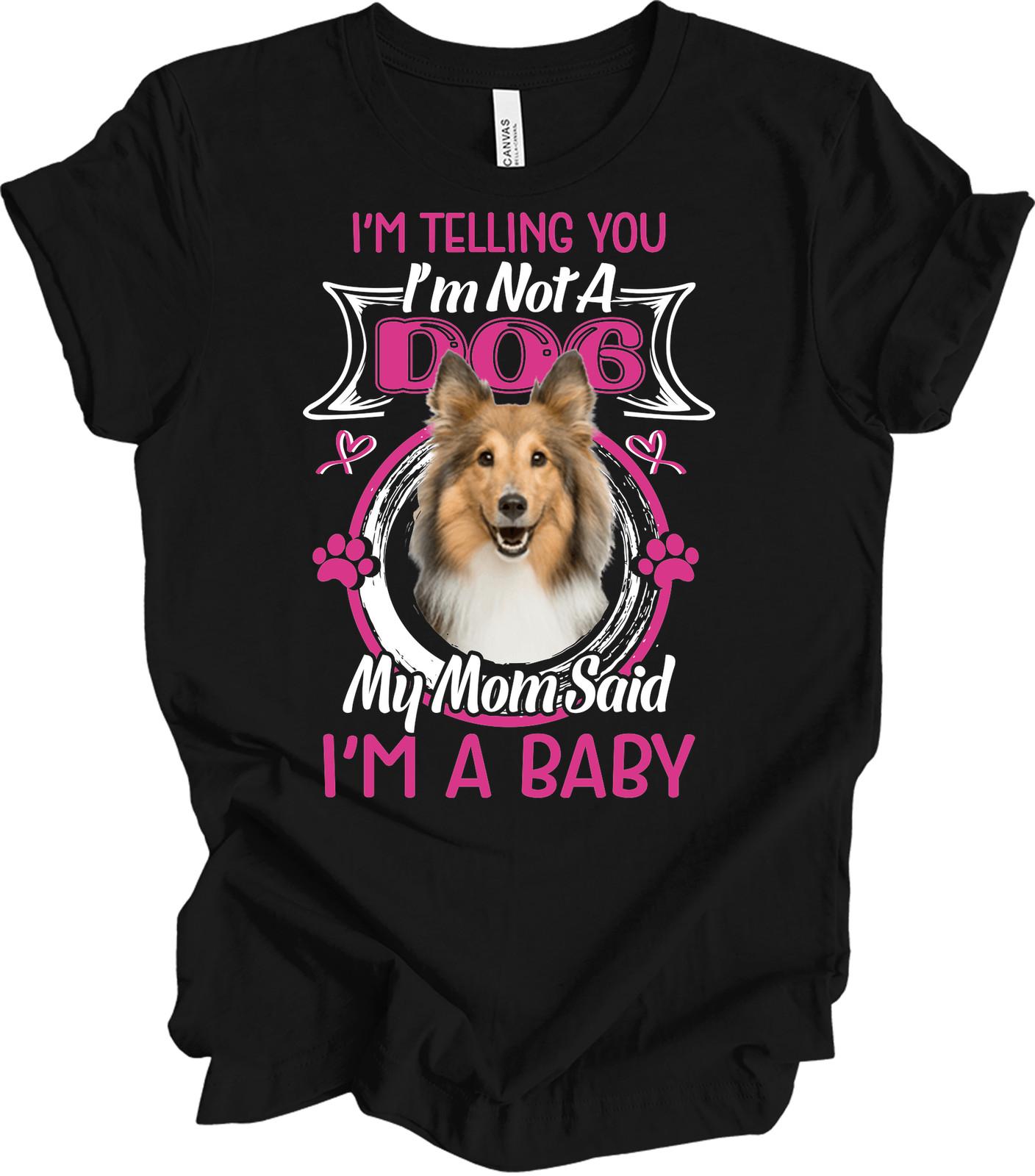 Collie Shetland Sheepdog Funny Dog Lover T-Shirt S