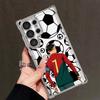 Case for Samsung Galaxy S25 S23 S24 S25Edge S21 Plus S22 Ultra S20 FE Phone Cover Soccer Football Number