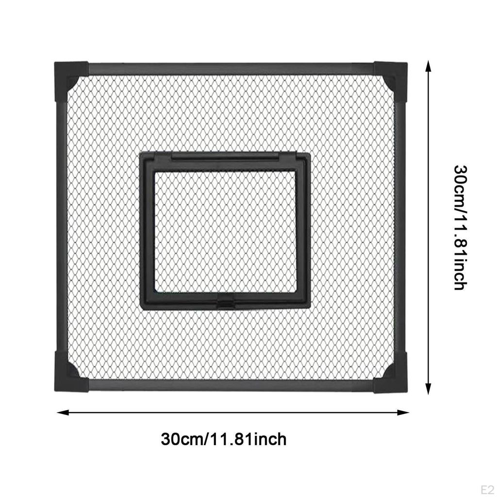 Beckenabdeckung Selbstmontage Anti-Sprungnetzabdeckung DIY Aquarienabdeckung Einfach einzurichten Zubehör