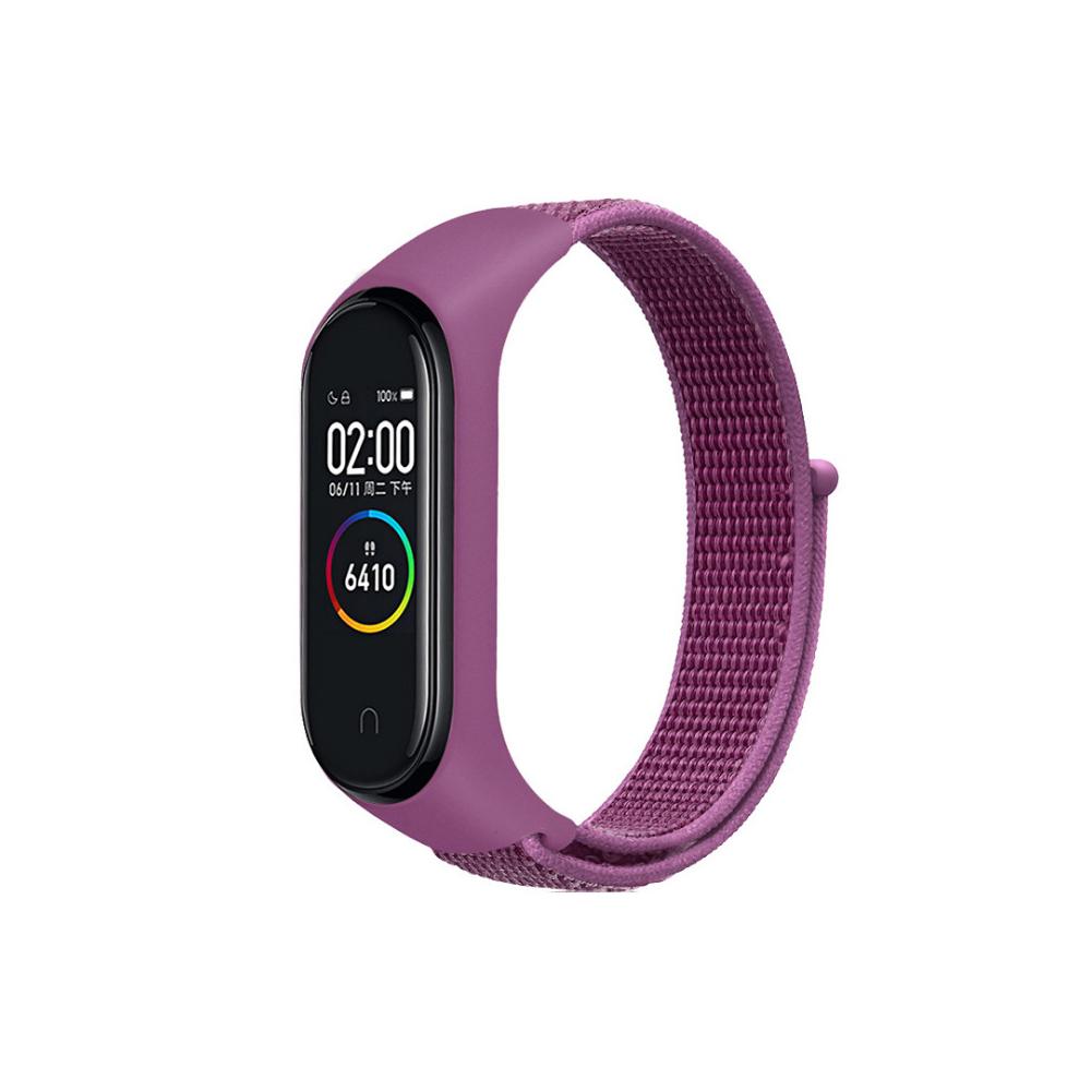 Nylon Schlaufenarmband für Xiaomi Mi Band 9 8 Geflochtenes Verstellbares Ersatz-Uhrenarmband Sportarmband für Mi Band 8 7 6 5 4 3 Armband