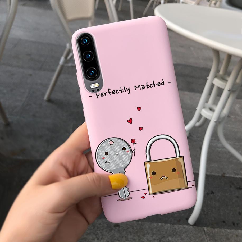 P30 Lite Case Fashion Flower Pattern Phone Case For Huawei P30 P 30 P30Lite 2020 MAR-LX1M Shockproof Bumper Soft TPU Funda Coque