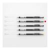 Pentel Graphlet Mechanical Pencil, PG504-DD, Metallic Gray, 0.4mm, Knurled Grip, Lead Hardness Indicator
