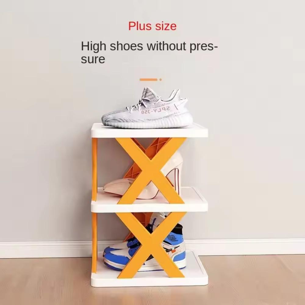 Shoe Rack Storage Organizer Detachable Shoe Rack Saving Household Storage Rack Colorful Cabinet Multi-layer Simple Shoe Rack