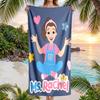 Ms Rachel Fashion Beach Towel: Ideal for Summer Adventures Soft, absorbent and quick drying suitable for swimming and bathing
