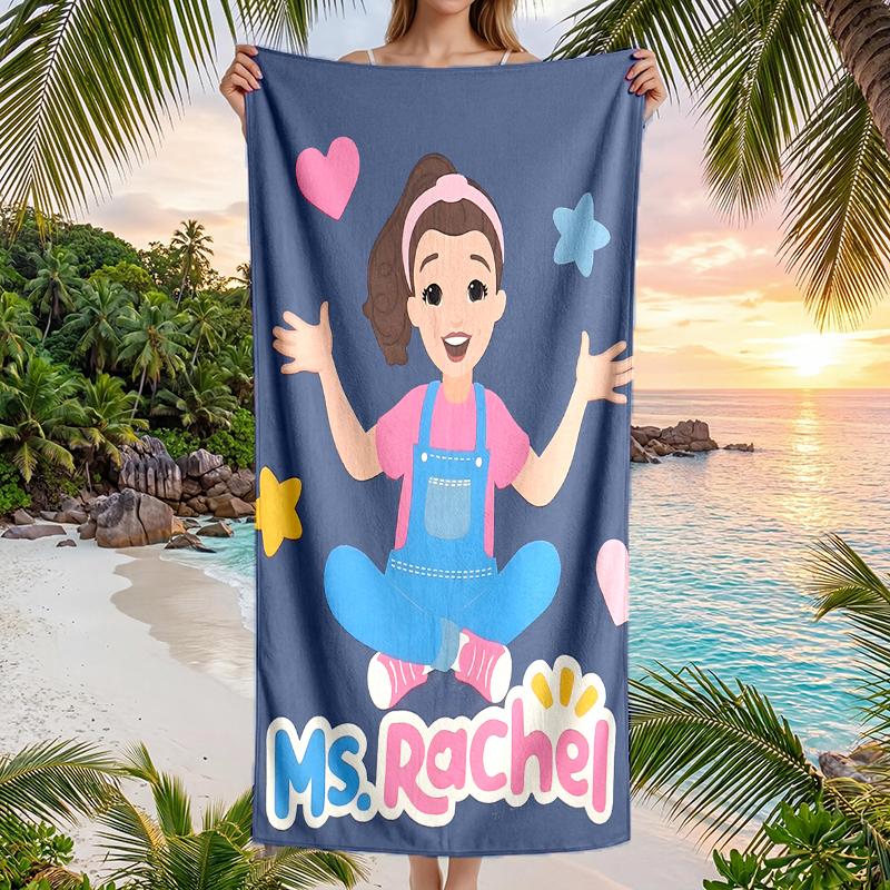Ms Rachel Fashion Beach Towel: Ideal for Summer Adventures Soft, absorbent and quick drying suitable for swimming and bathing