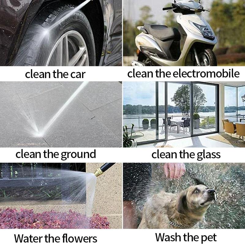 High Pressure Spray Water Gun Portable Car Washers Adjustable Garden Watering Hose Nozzle Sprinkler Foam Lance Cleaning Tool Kit