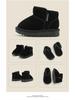 Boys' and Girls' Winter Ankle Boots with Velvet, Cotton & Leather - Infant & Toddler Snow Shoes
