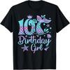 Mermaid Birthday Girl 10 Year Old Its My 10th Bday Mermaid T-Shirt