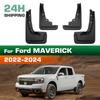 4PCS Car Mud flaps Splash Guards Mudguards Car Mud Flaps Compatible with Ford MAVERICK 2022 2023 2024