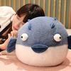 Stuffed Animal Doll Fat Body Cartoon Doll Plushie Appease Sleeping Pillow Sofa Ornament Cute Pufferfish Crocodile Plush Pillow Toy Christmas Gift