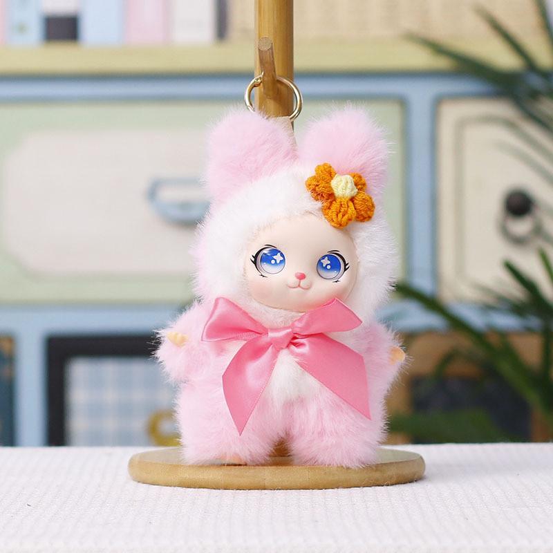 Plush Bunny Pendant Toy With Pp Cotton Filling For Couples Gift And Decor
