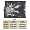 Anime Jujutsu Kaisen Wool Blankets  Novelty Throw Blankets for Home Hotel Sofa  Rug Piece,