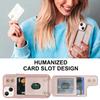 Crossbody Wristband Wallet Leather Cards Solt Case for iPhone 17 16 Pro Max 15 14 12 13 XS Plus SE 2022 Pocket Purse Lanyard Bag