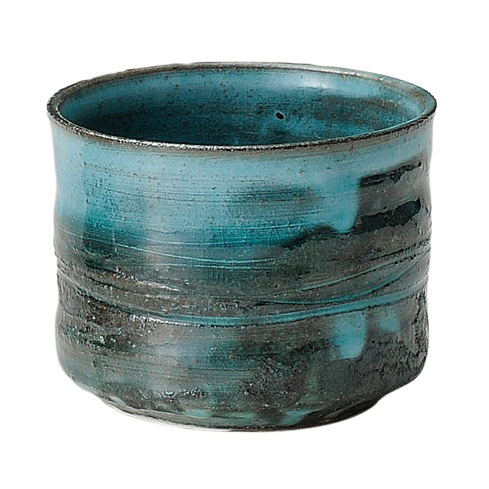 

Shigaraki Ware Hechimon Special Cup Aoisui (wooden box) 3-1165