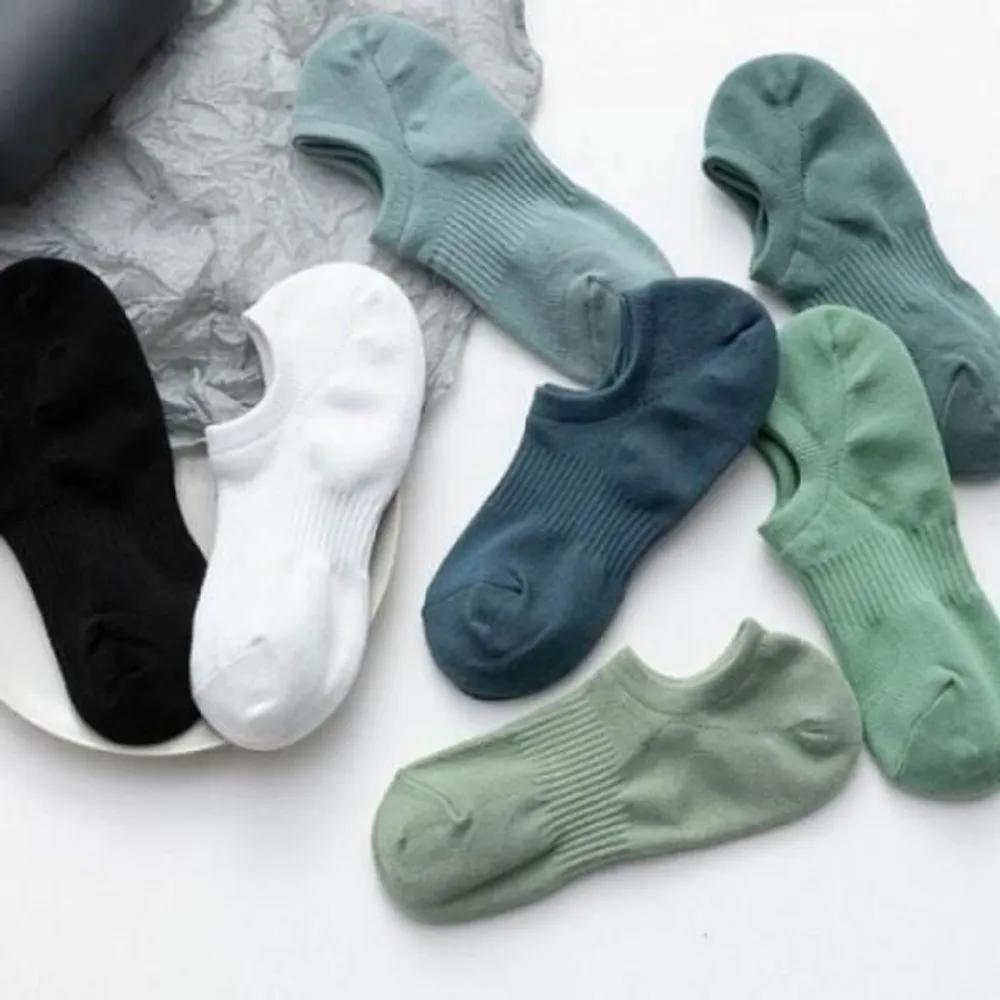 Irum Fake Socks Men s Adult Student Ribbed Cotton Jun Cap MF21 Ribbed Cotton Light Green