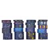 20 Rolls Vast Universe Washi Tape Set Galaxy Star Moon Gold Silver Stamping Adhesive Masking Tapes Decoration Stickers