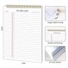 Nouveau Planificateur A5 2026 Quotidien Imperméable Bloc-notes Liste de Tâches Agenda Spirale DIY pour l'École le Bureau