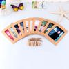 10 Paper Photo Frames with Clips and String for Creative Wall Art Display