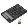Calculator Number Pad Calculator Function 29 Keys 2.4GHz Wireless USB Plug and Play Ergonomic Design Wireless Number Pad