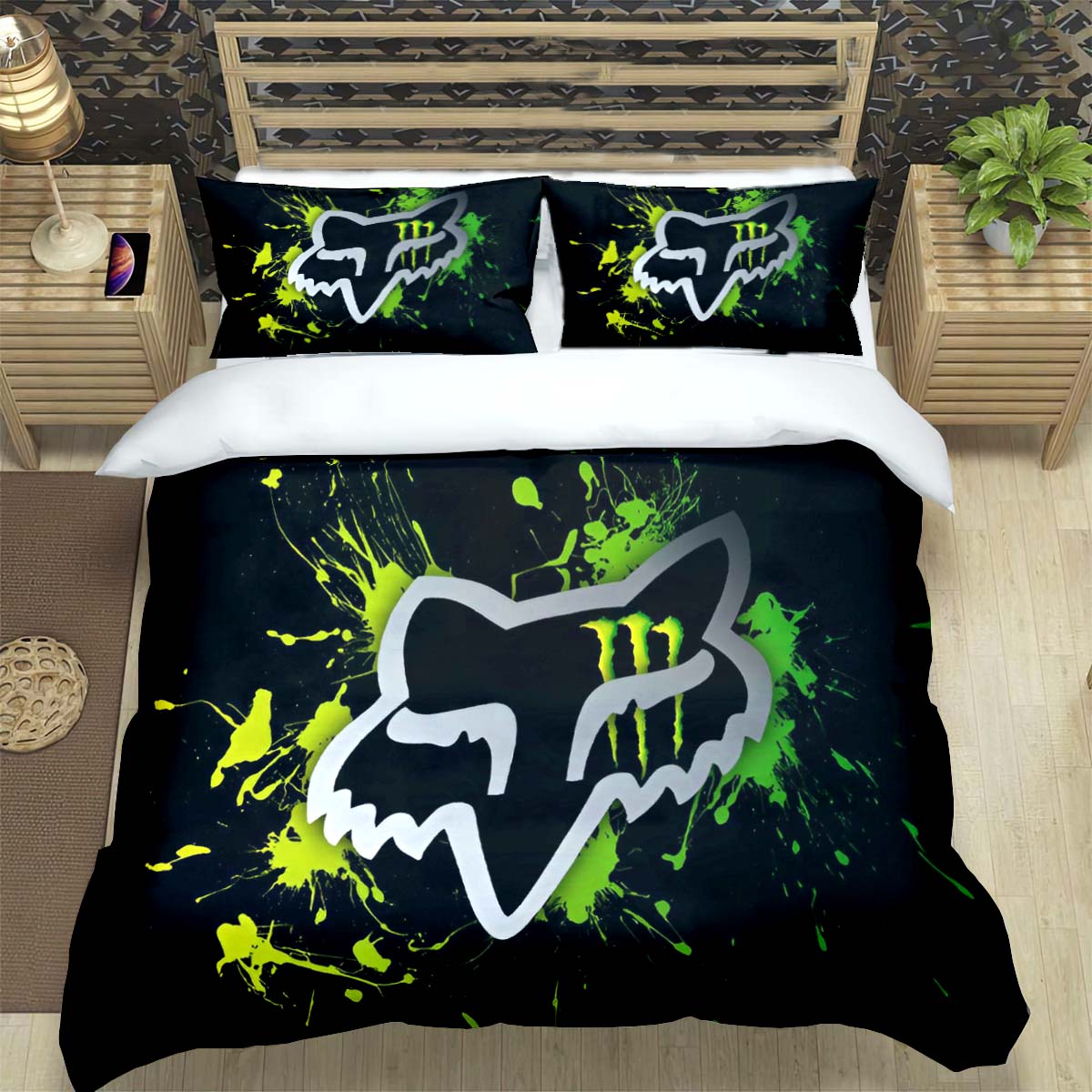 

Cartoon Role Print Bedding Sets Bed Supplies Set Comforter Set Teens Girls Cartoon F-Fox Twin Single Kid Luxury Gift EU Single(135*200cm)3pcs