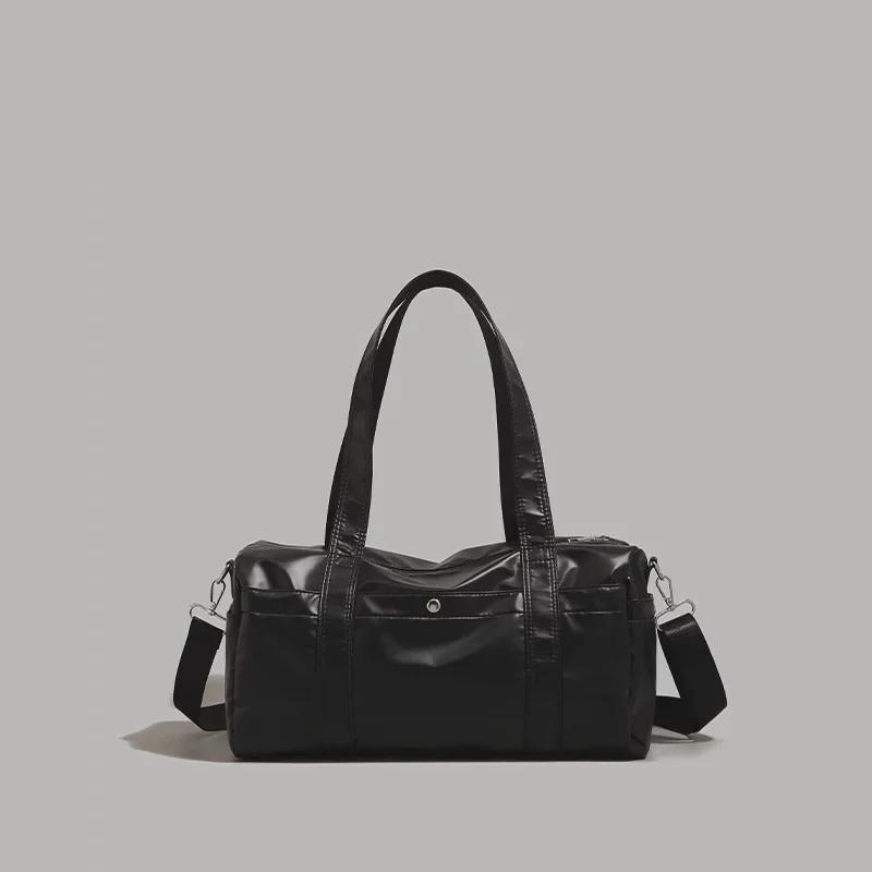 

Корейская сумка-подушка большого объема 2024 года: Стильная, удобная для поездок на работу сумка-мессенджер через плечо под мышкой чёрный