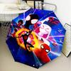 Into The Spider-verse Umbrella Folding Umbrella, Automatic Umbrella 8-Frame for Travel, Camping Use Gift for Halloween Christmas