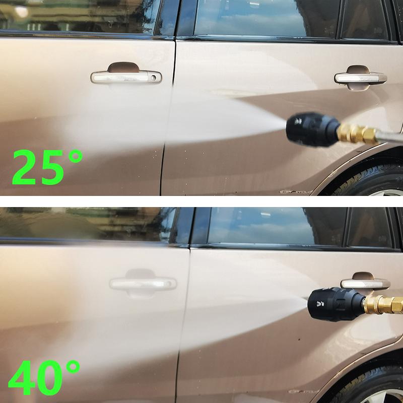Hochdruckdüse Autowaschpistole Quick Jet Tips Waschdüsen für Karcher Parksdie Nilfisk Bosch Adapter